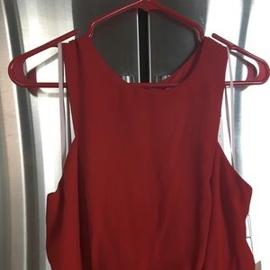 Brand New Sleeveless Red evening gown